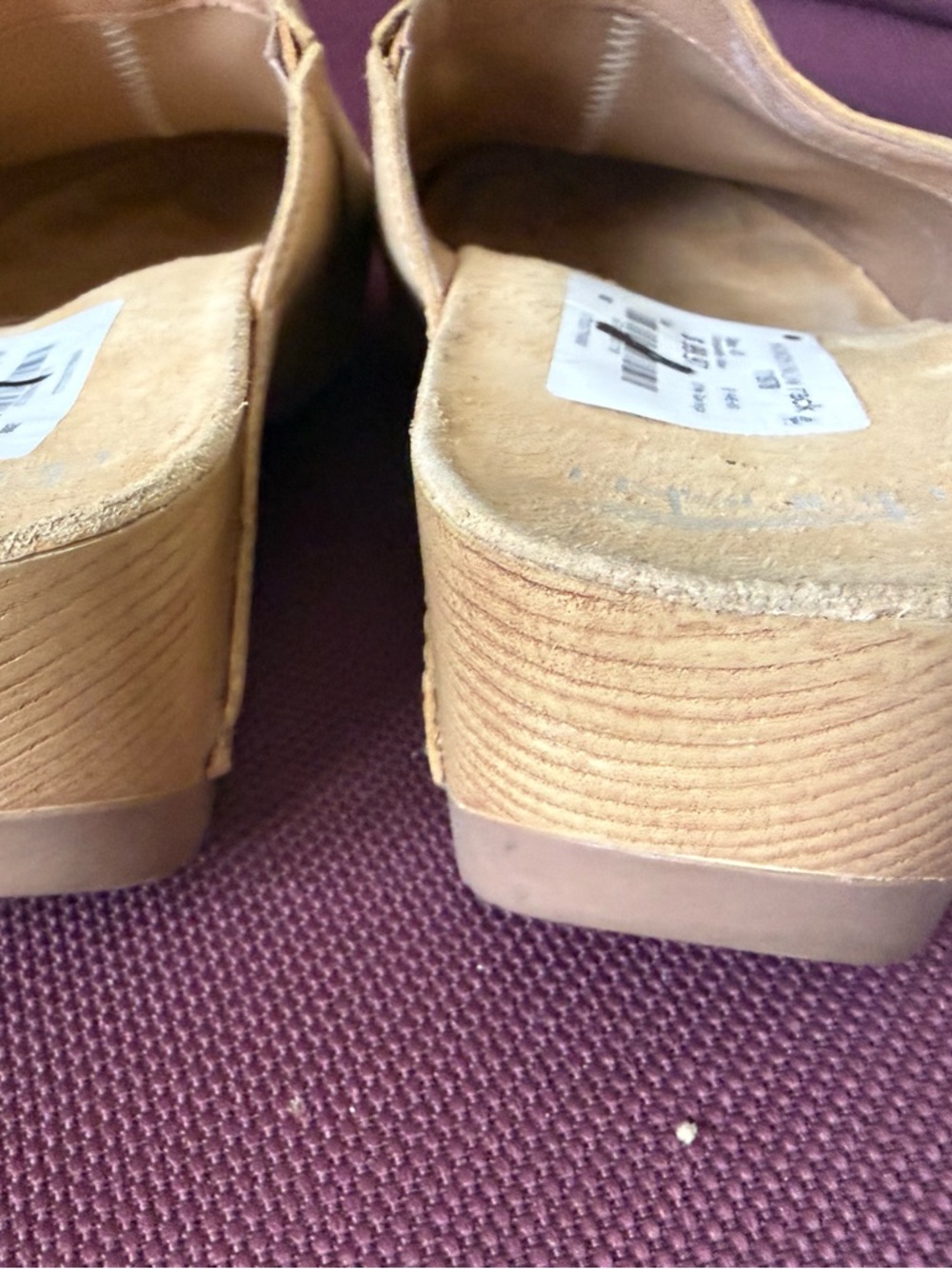 Dansko Tan Leather Slip-On Clog Mule - Picture 9 of 13
